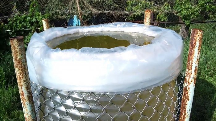 Как сделать недорогой бак для полива