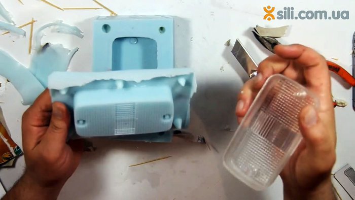 Льем тонкостенные детали из прозрачного пластика своими руками