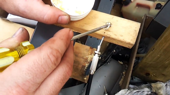 Как быстро отлить бобышку тросика без литьевой формы
