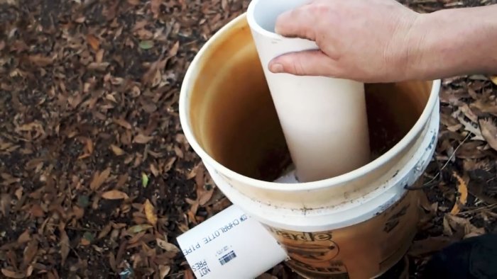 Ракетная печь из бетона своими руками