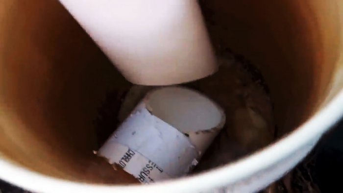 Ракетная печь из бетона своими руками