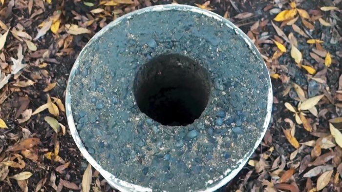 Ракетная печь из бетона своими руками