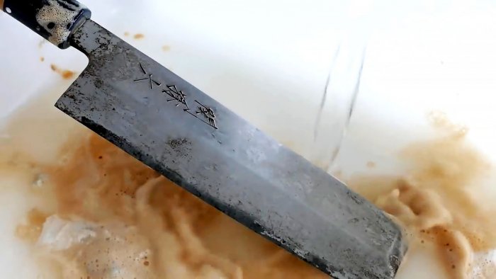 Как восстановить и наточить ржавый нож