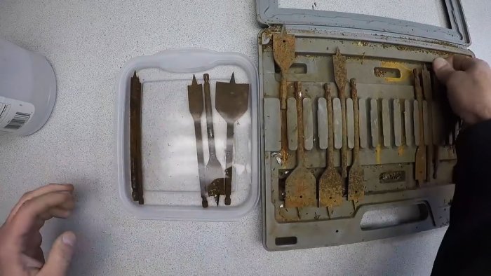 Элементарный способ восстановить заржавевший инструмент которым давно не пользовались