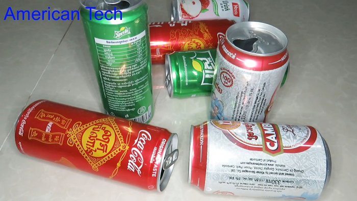 Переплавляем алюминиевые банки в слитки в домашних условиях