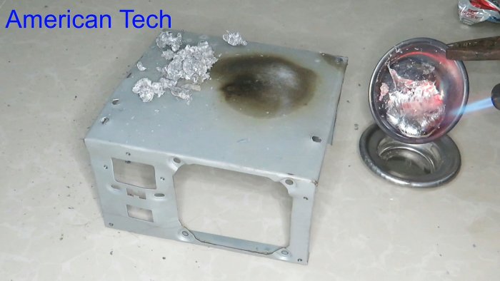 Переплавляем алюминиевые банки в слитки в домашних условиях