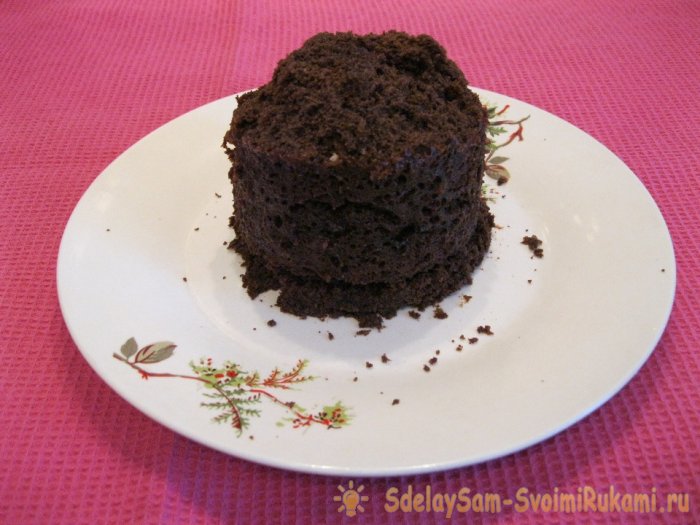 Кекс в микроволновой печи за 5 минут