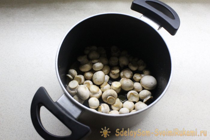 Как приготовить маринованные шампиньоны за 15 минут