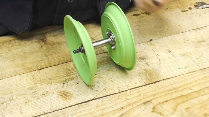 Катушка для удлинителя из велосипедной оси