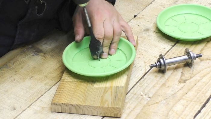 Катушка для удлинителя из велосипедной оси