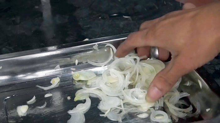 Самодельная ломтерезка быстрой для рубки овощей кольцами