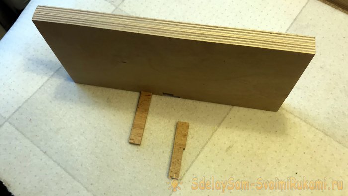 Торцовочная каретка шипорезка для ящичного соединения