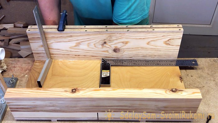 Торцовочная каретка шипорезка для ящичного соединения