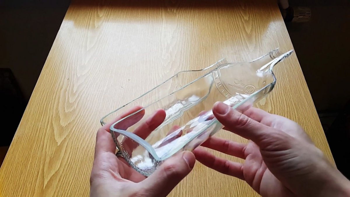 Как разрезать бутылку вдоль и сделать оригинальную посуду