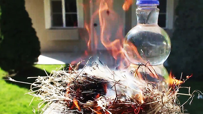 5 способов разжечь огонь при помощи воды