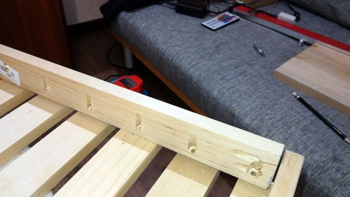 Изголовье для кровати своими руками