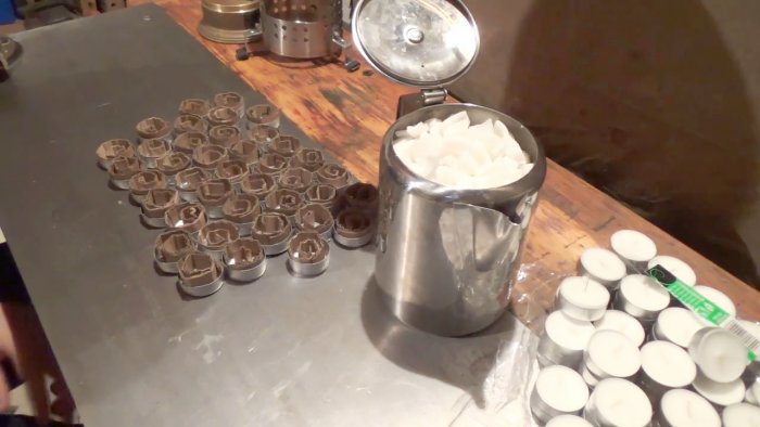 Превращаем чайную свечу в походную