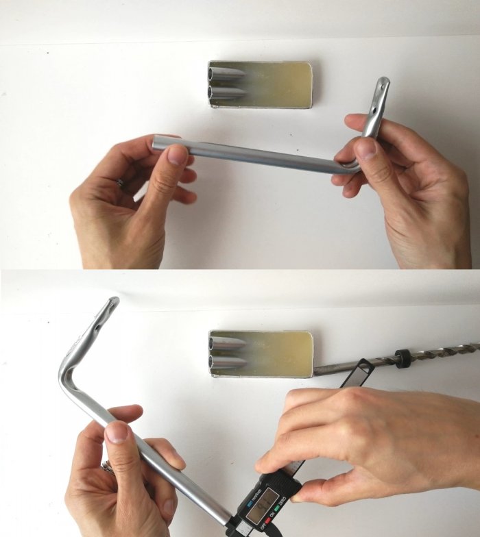 Самодельный кондуктор из термоклея для соединения на косой шуруп