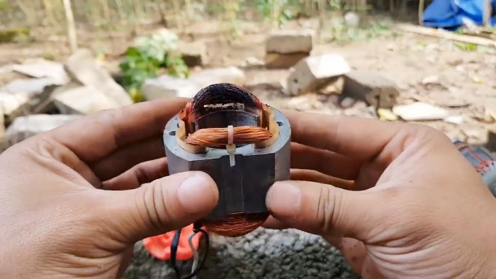 Как восстановить сгоревшую дрель переделав ее с 220 В на 12 В