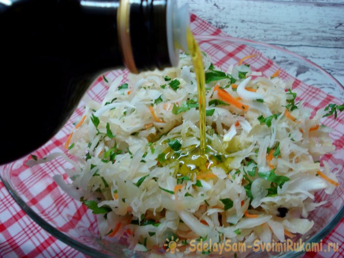 Засолка капусты сухим способом в собственном соку