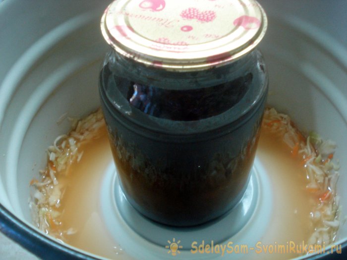 Засолка капусты сухим способом в собственном соку