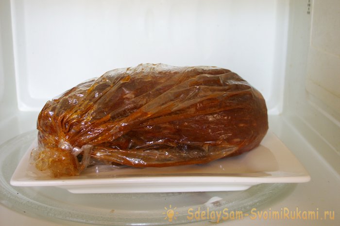 Готовим большой кусок говядины в микроволновке в 3 раза быстрее