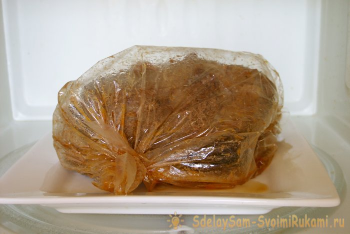 Готовим большой кусок говядины в микроволновке в 3 раза быстрее