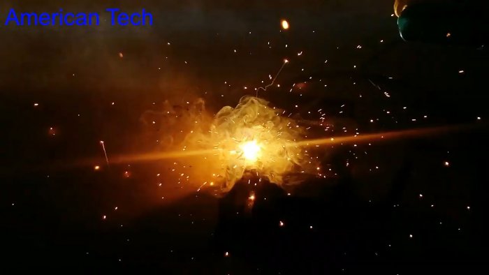 Электродуговая сварка из супер конденсаторов