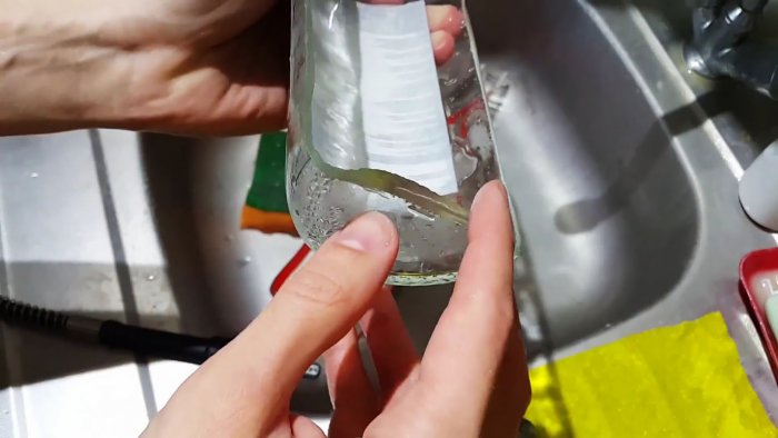 Как разрезать бутылку вдоль