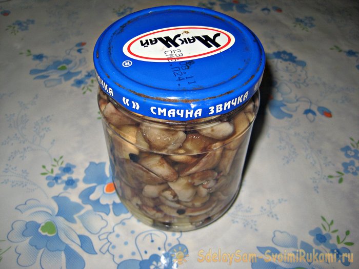 Как мариновать маслята