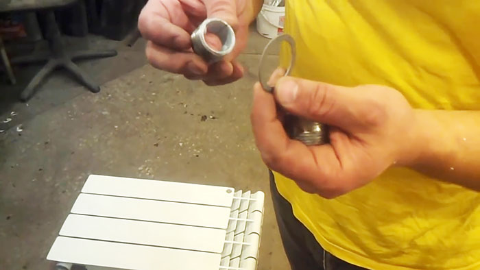 Как добавить секции к алюминиевому радиатору