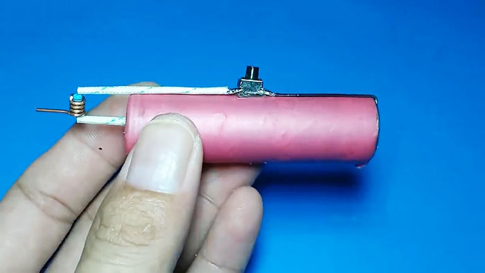 Аккумуляторный паяльник из резистора