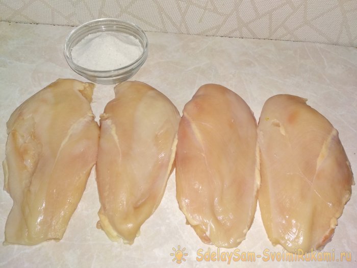 Балык из куриного филе в домашних условиях