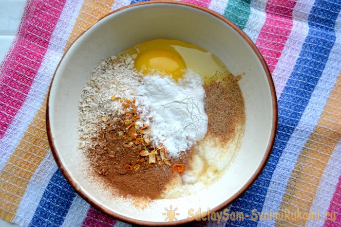 Шоколадный кекс с овсянкой в микроволновке в кружке за 5 минут