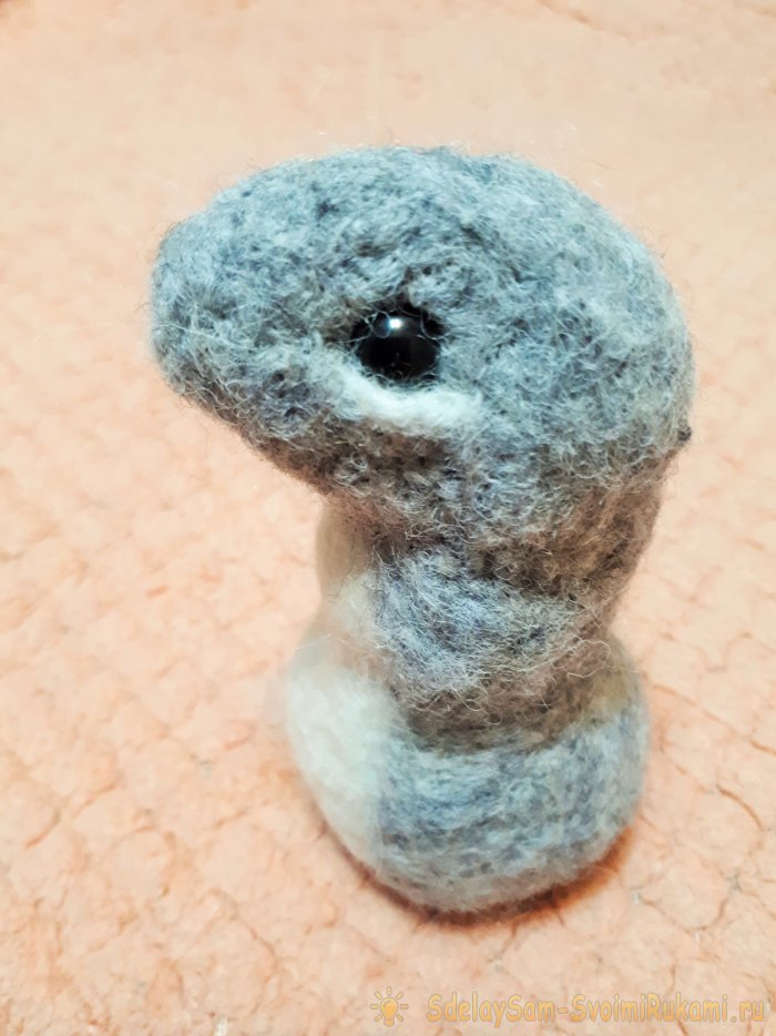 Игрушки из шерсти мышка
