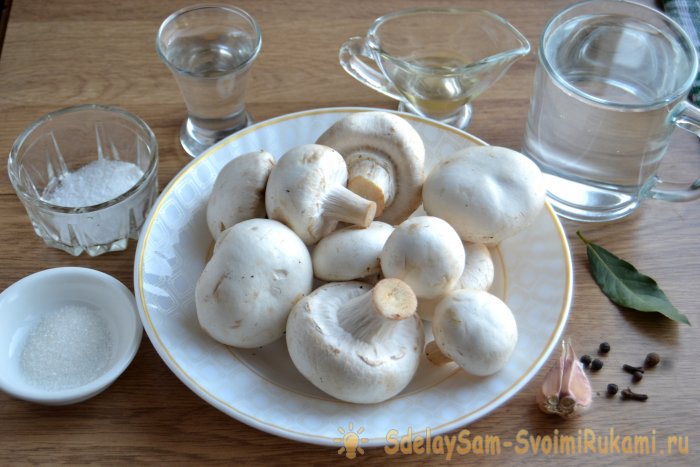 Вкусные хрустящие маринованные шампиньоны за 2 часа