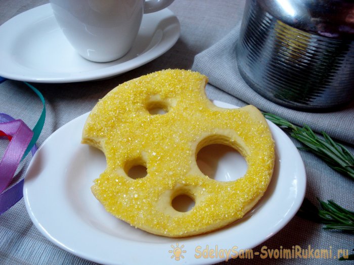 Новогодний сыр для мышки  печенье которое принесет удачу в новом году