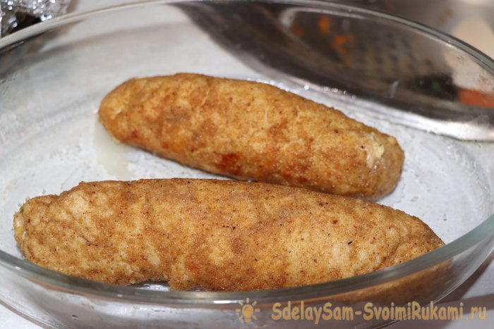 Куриный рулет с сыром на праздник