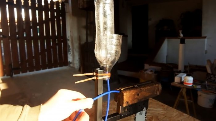 Как сделать станок для распиловки дров из цепной электропилы