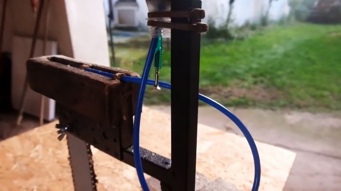 Как сделать станок для распиловки дров из цепной электропилы