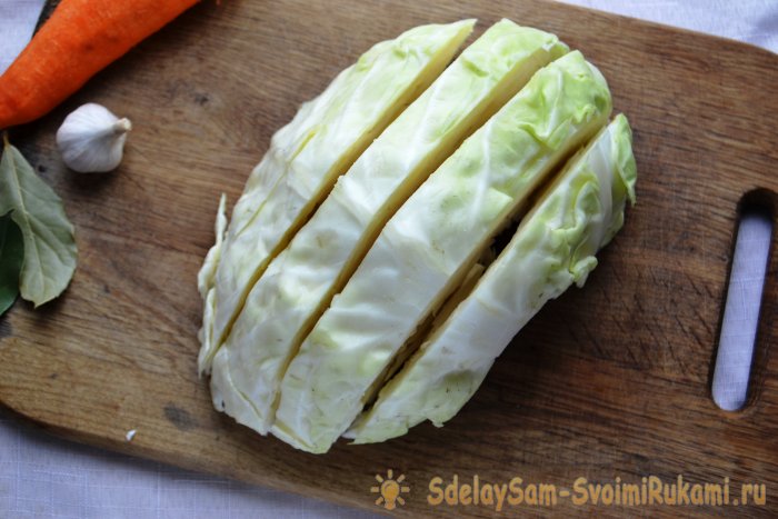 Хрустящая маринованная капуста быстрого приготовления