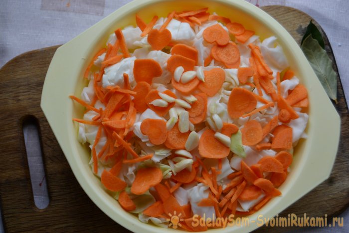 Хрустящая маринованная капуста быстрого приготовления