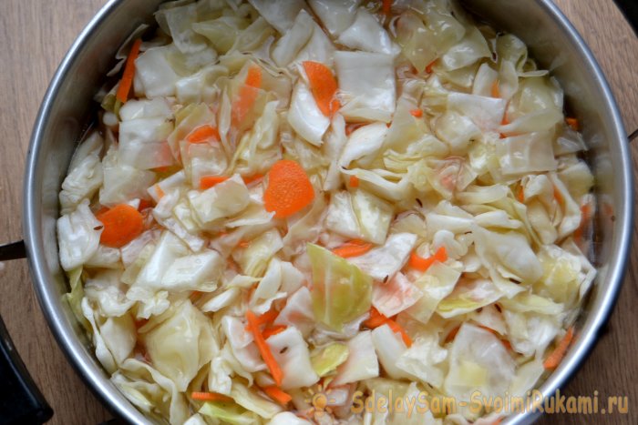 Хрустящая маринованная капуста быстрого приготовления