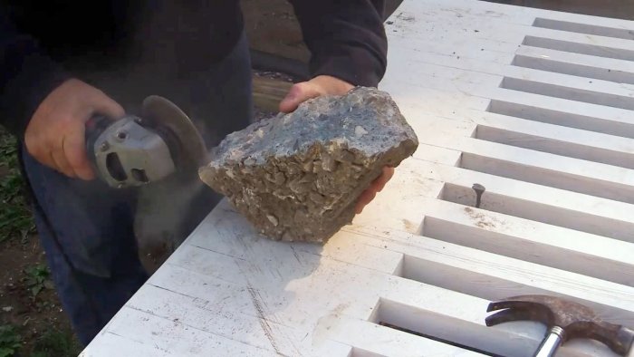 Рукоять для ножа из бетона своими руками