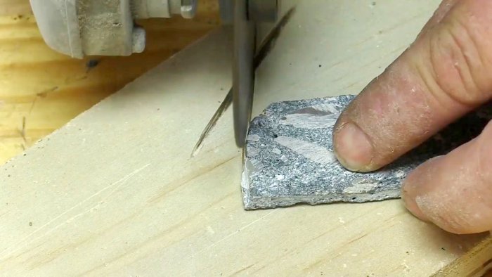 Рукоять для ножа из бетона своими руками