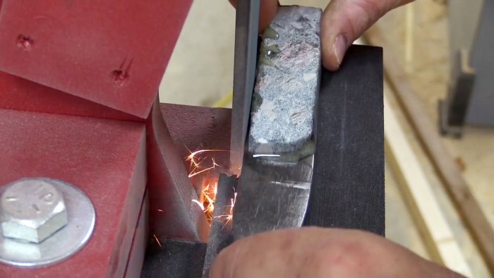 Рукоять для ножа из бетона своими руками