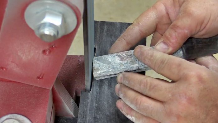 Рукоять для ножа из бетона своими руками