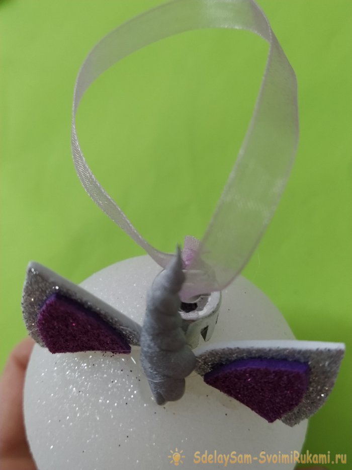 Модная игрушка на елку Единорог Мастер-класс для детей