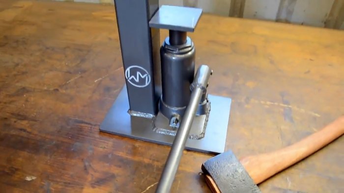 Как сделать гидропресс из бутылочного домкрата