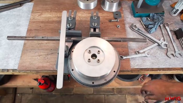 Как сделать трубогиб из маховика авто и бендикса стартера